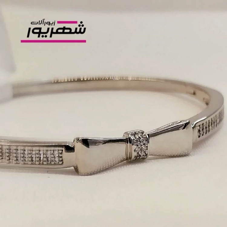 بنگل النگو سیلور پاپیون برند ژوپینگ