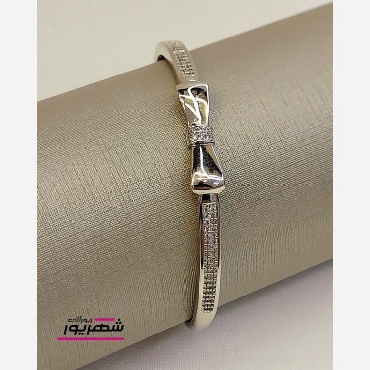 بنگل النگو سیلور پاپیون برند ژوپینگ