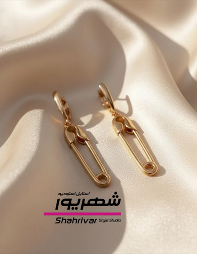 گوشواره سنجاق قفلی ژوپینگ